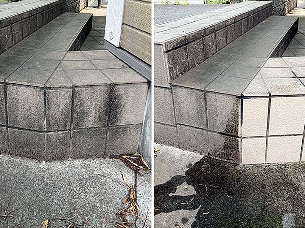 高圧洗浄｜テスト洗浄