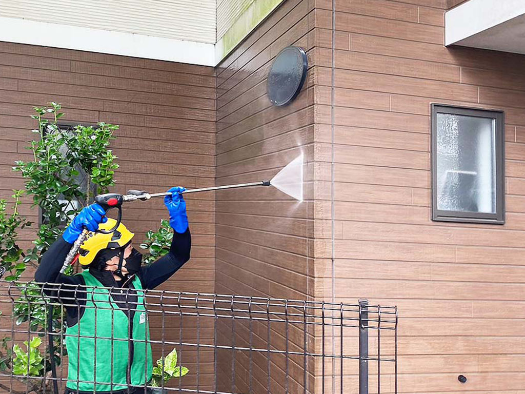 高圧洗浄｜外壁清掃